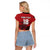 Custom Aosta Valley Raglan Cropped T Shirt Mont Blanc Sporty Style - Wonder Print Shop