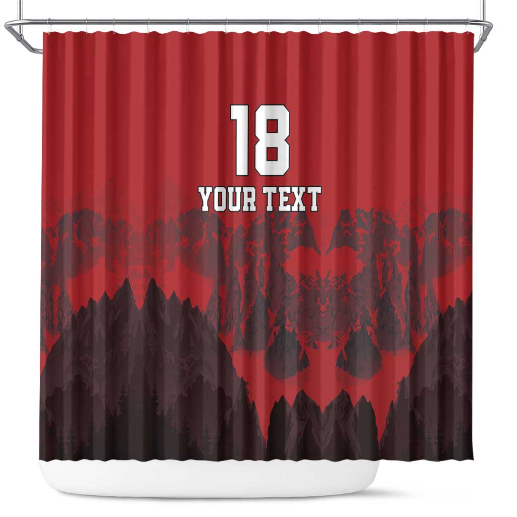 Custom Aosta Valley Shower Curtain Mont Blanc Sporty Style - Wonder Print Shop