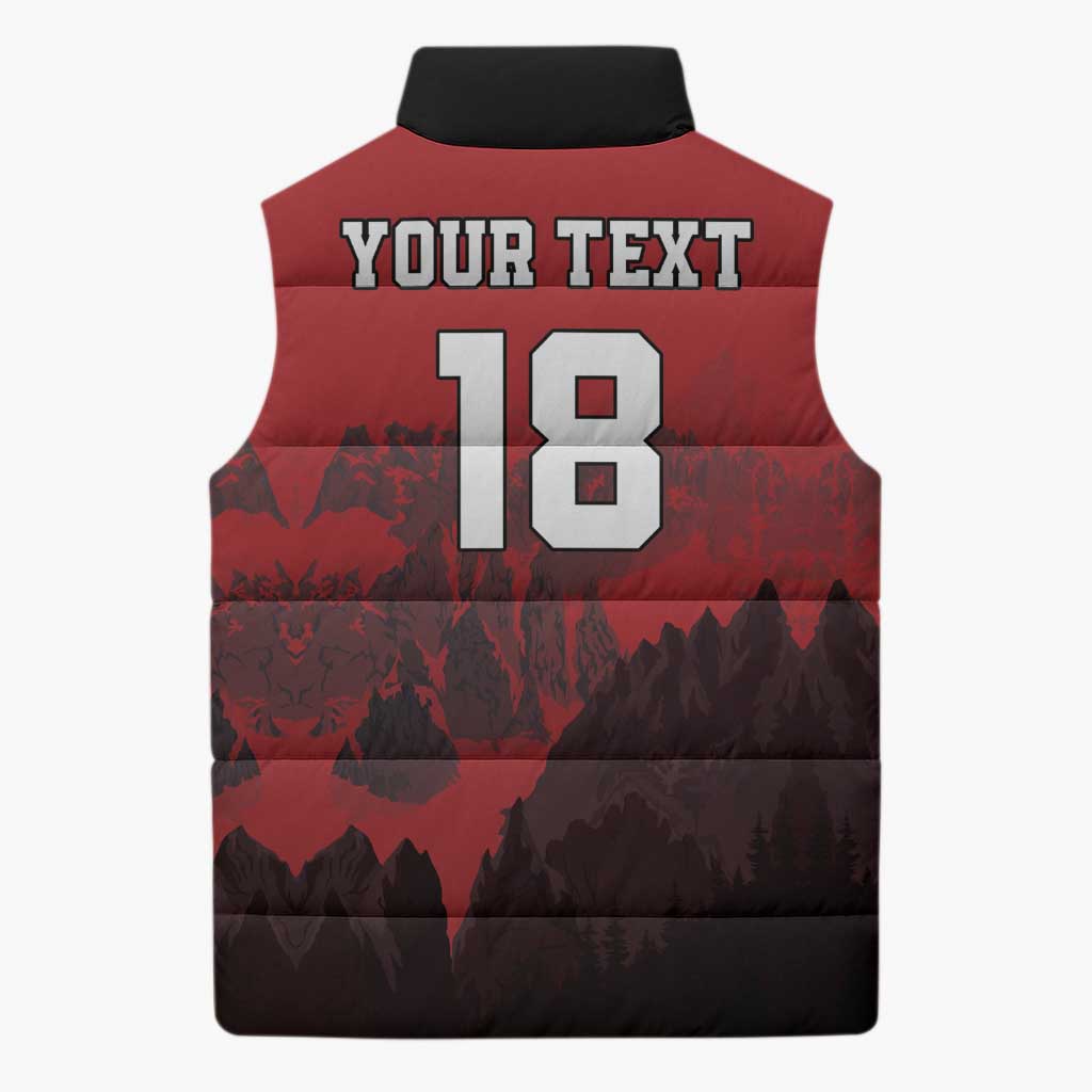 Custom Aosta Valley Sleeveless Puffer Jacket Mont Blanc Sporty Style - Wonder Print Shop