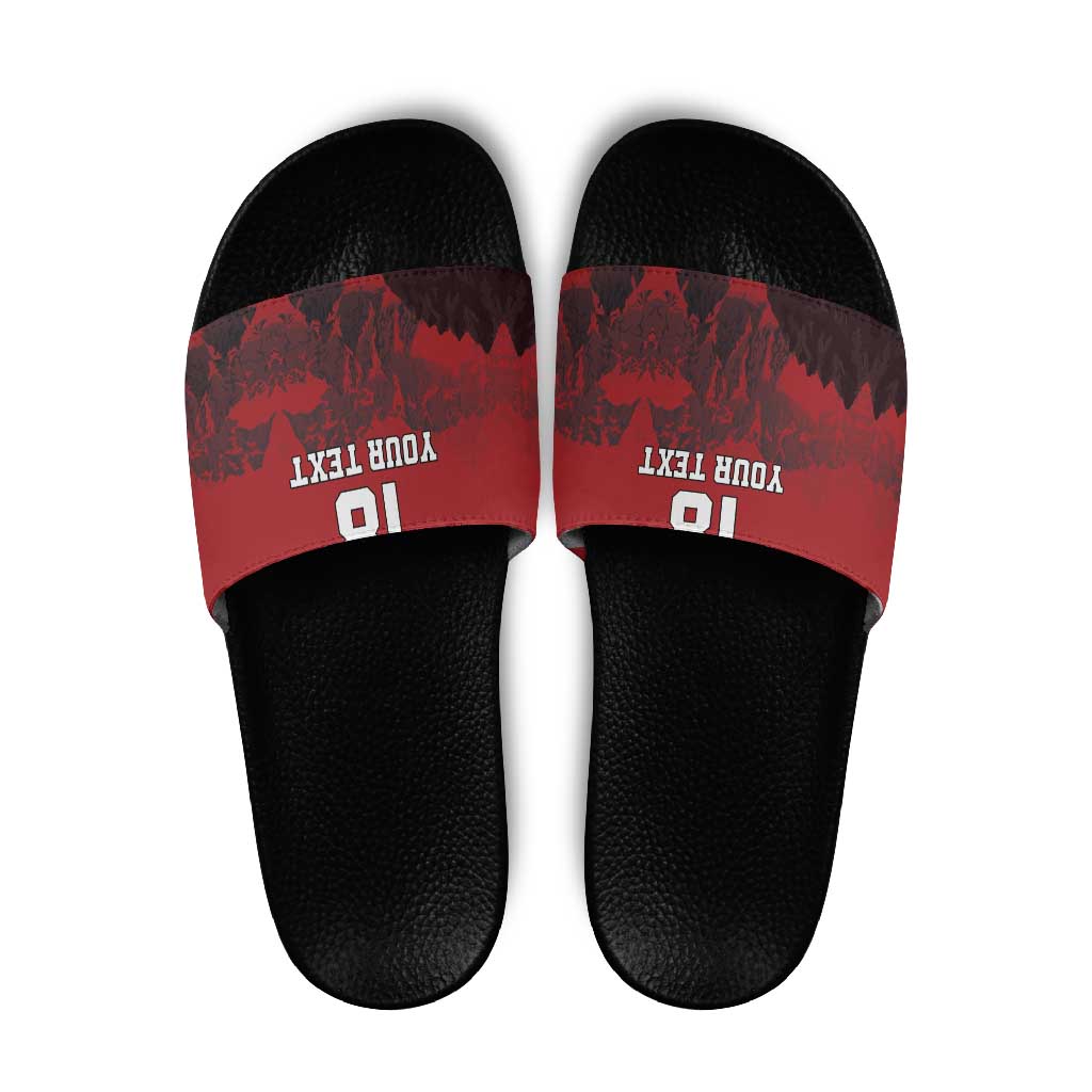 Custom Aosta Valley Slide Sandals Mont Blanc Sporty Style - Wonder Print Shop