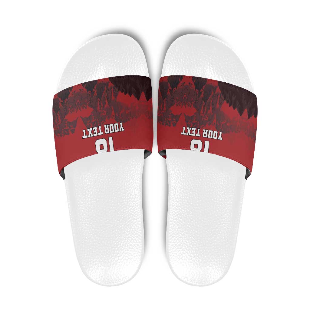 Custom Aosta Valley Slide Sandals Mont Blanc Sporty Style - Wonder Print Shop