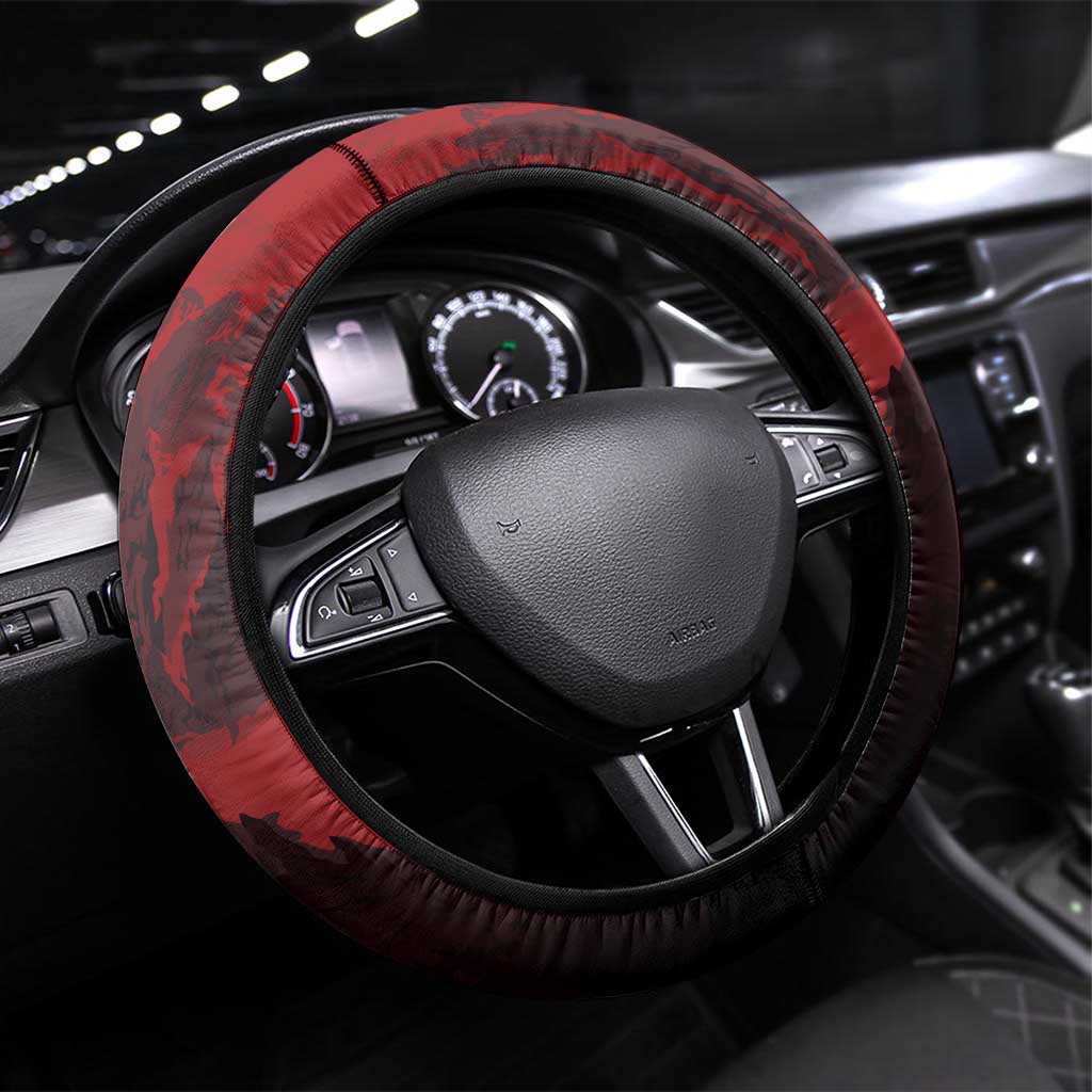 Aosta Valley Steering Wheel Cover Mont Blanc Sporty Style - Wonder Print Shop