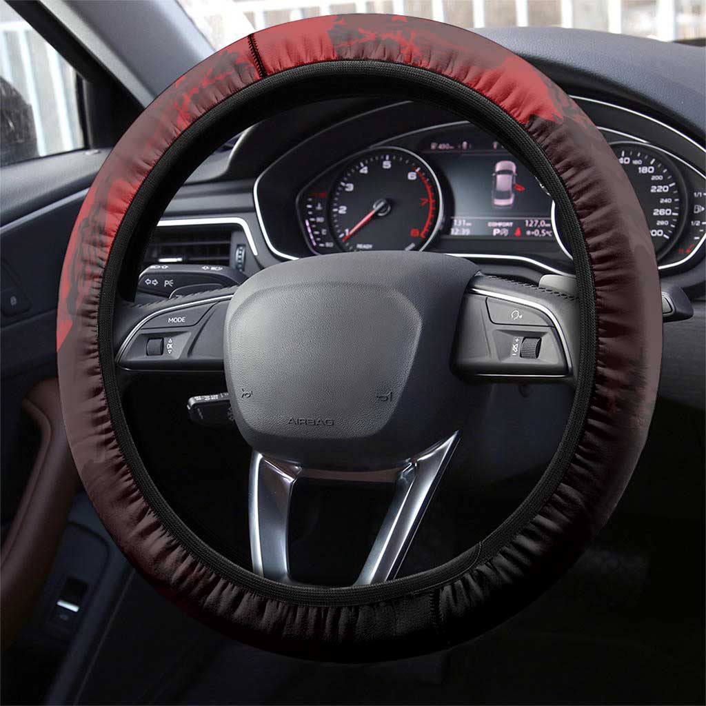 Aosta Valley Steering Wheel Cover Mont Blanc Sporty Style - Wonder Print Shop