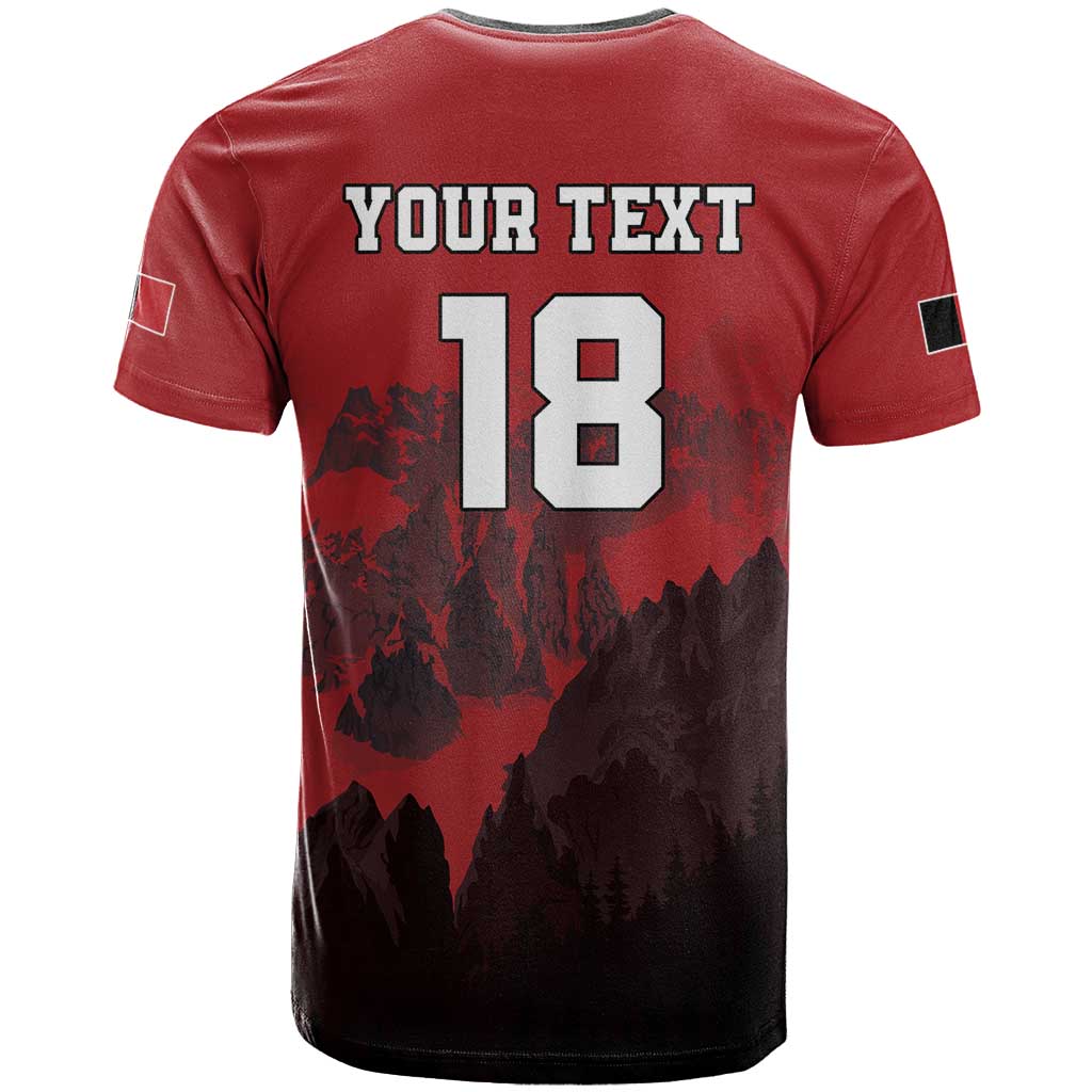 Custom Aosta Valley T Shirt Mont Blanc Sporty Style - Wonder Print Shop