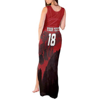 Custom Aosta Valley Tank Maxi Dress Mont Blanc Sporty Style - Wonder Print Shop