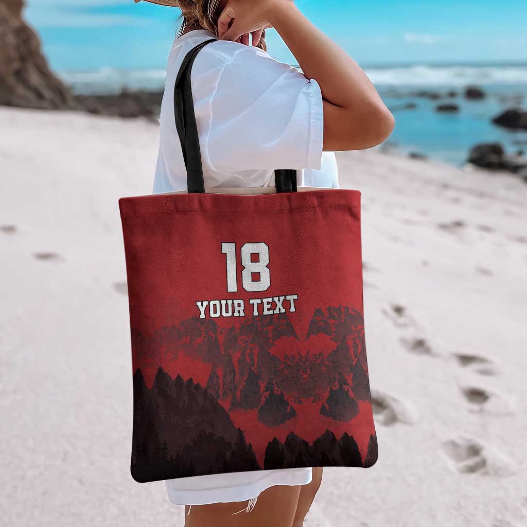 Custom Aosta Valley Tote Bag Mont Blanc Sporty Style - Wonder Print Shop