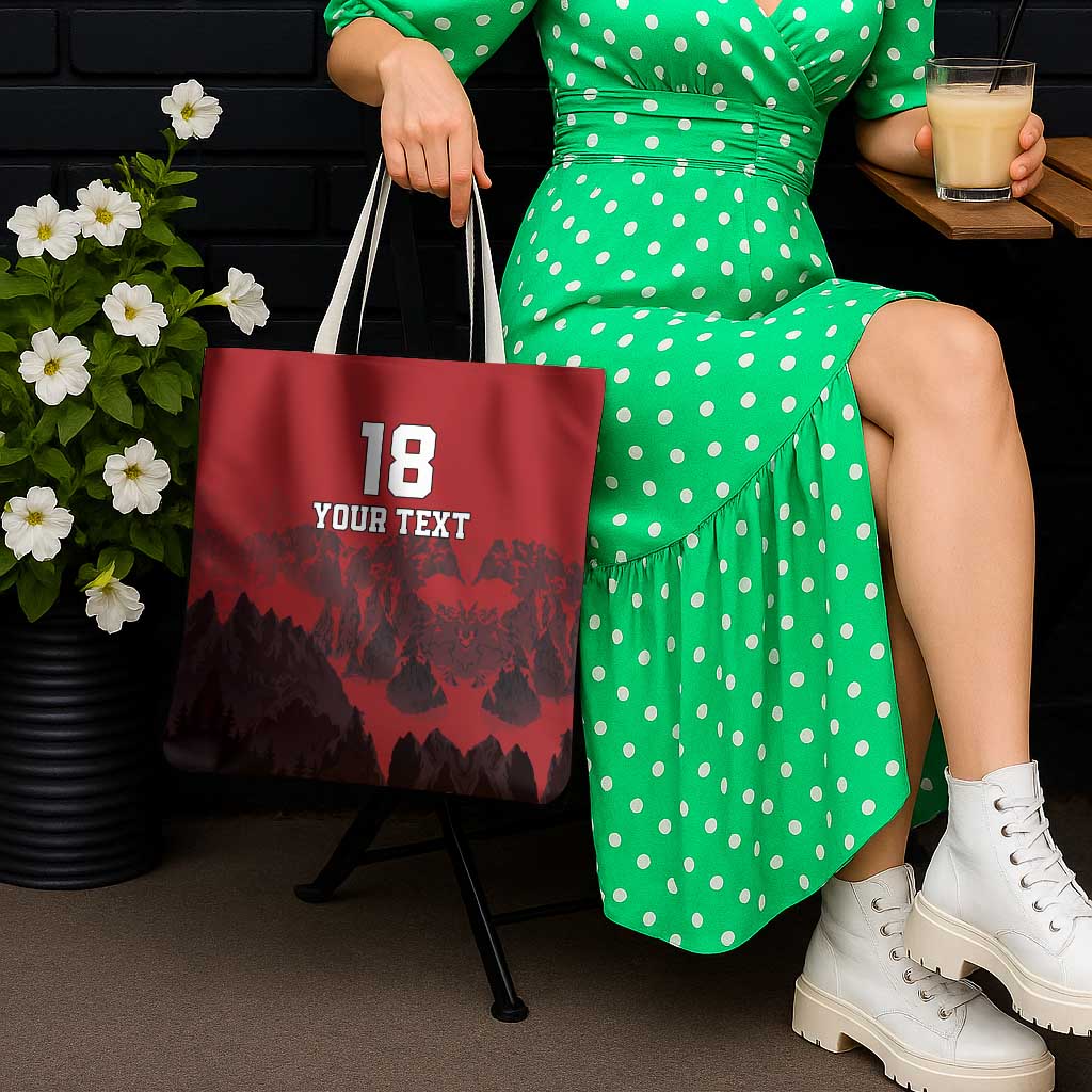 Custom Aosta Valley Tote Bag Mont Blanc Sporty Style - Wonder Print Shop