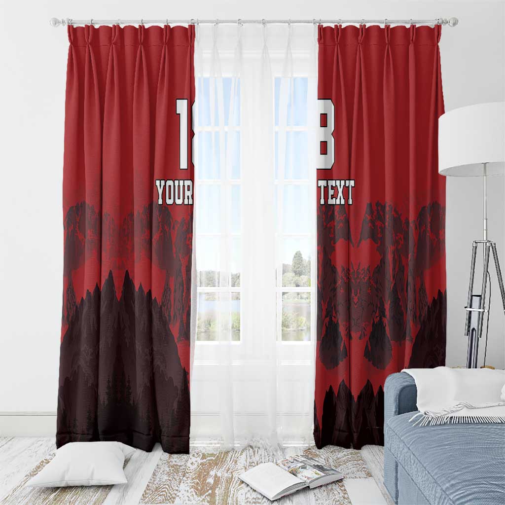 Custom Aosta Valley Window Curtain Mont Blanc Sporty Style - Wonder Print Shop