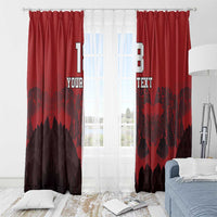 Custom Aosta Valley Window Curtain Mont Blanc Sporty Style - Wonder Print Shop