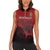 Custom Aosta Valley Women Sleeveless Polo Shirt Mont Blanc Sporty Style - Wonder Print Shop