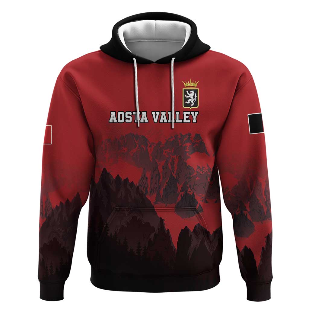 Custom Aosta Valley Zip Hoodie Mont Blanc Sporty Style - Wonder Print Shop
