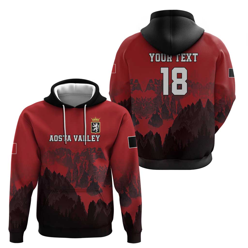 Custom Aosta Valley Zip Hoodie Mont Blanc Sporty Style - Wonder Print Shop