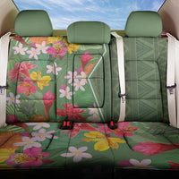 Africa Tropical Flowers Back Car Seat Cover Green Version - Wonder Print Shop