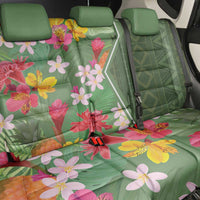 Africa Tropical Flowers Back Car Seat Cover Green Version - Wonder Print Shop