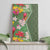 Africa Tropical Flowers Canvas Wall Art Green Version - Wonder Print Shop