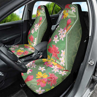 Africa Tropical Flowers Car Seat Cover Green Version - Wonder Print Shop