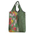 Africa Tropical Flowers Grocery Bag Green Version