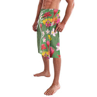 Africa Tropical Flowers Lavalava Green Version - Wonder Print Shop