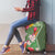 Africa Tropical Flowers Luggage Cover Green Version - Wonder Print Shop