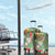 Africa Tropical Flowers Luggage Cover Green Version - Wonder Print Shop