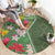 Africa Tropical Flowers Round Carpet Green Version
