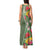 Africa Tropical Flowers Tank Maxi Dress Green Version - Wonder Print Shop