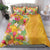 Africa Tropical Flowers Bedding Set Yellow Version - Wonder Print Shop