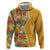 Africa Tropical Flowers Hoodie Yellow Version - Wonder Print Shop