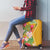Africa Tropical Flowers Luggage Cover Yellow Version - Wonder Print Shop