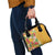 Africa Tropical Flowers Shoulder Handbag Yellow Version