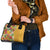 Africa Tropical Flowers Shoulder Handbag Yellow Version