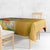 Africa Tropical Flowers Tablecloth Yellow Version - Wonder Print Shop