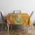 Africa Tropical Flowers Tablecloth Yellow Version - Wonder Print Shop