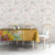 Africa Tropical Flowers Tablecloth Yellow Version - Wonder Print Shop