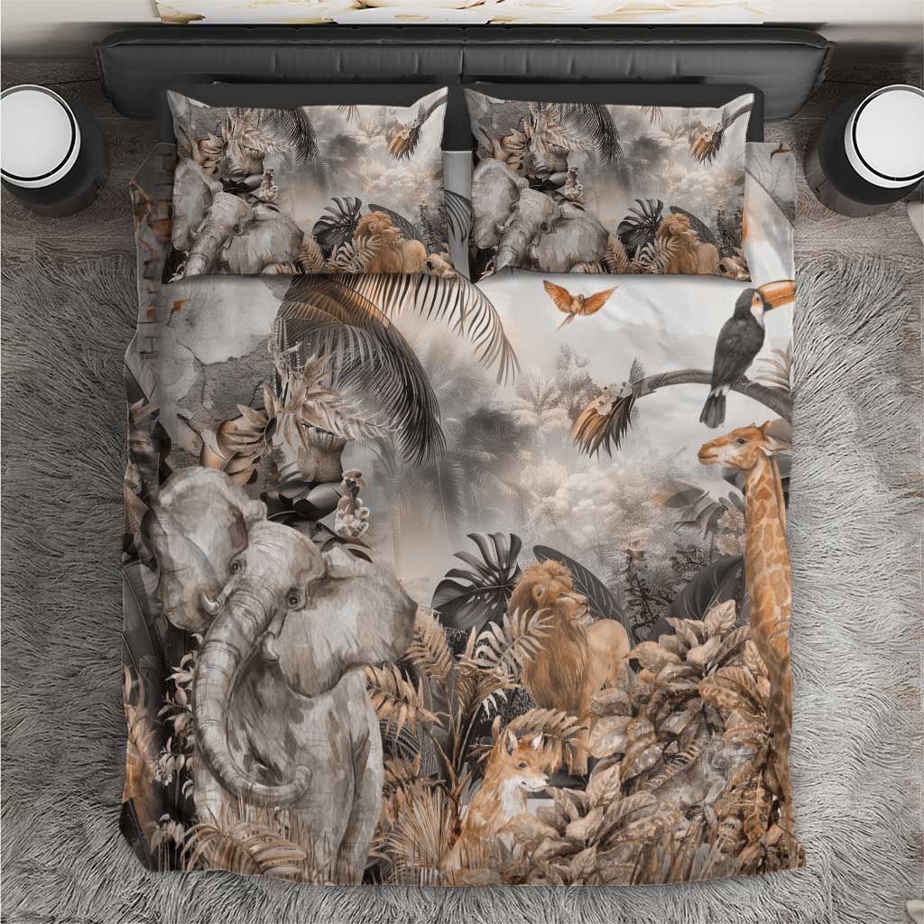 Africa Safari Animals Bedding Set - Wonder Print Shop