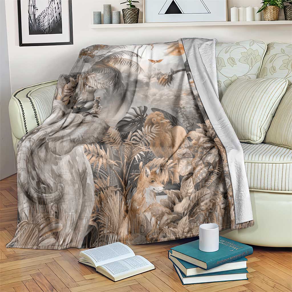 Africa Safari Animals Blanket