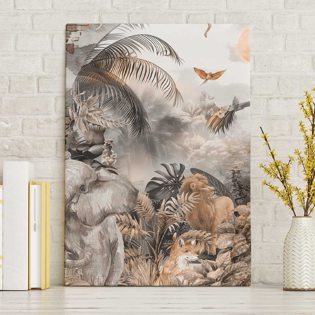 Africa Safari Animals Canvas Wall Art - Wonder Print Shop