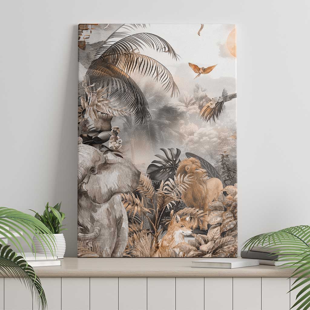 Africa Safari Animals Canvas Wall Art - Wonder Print Shop