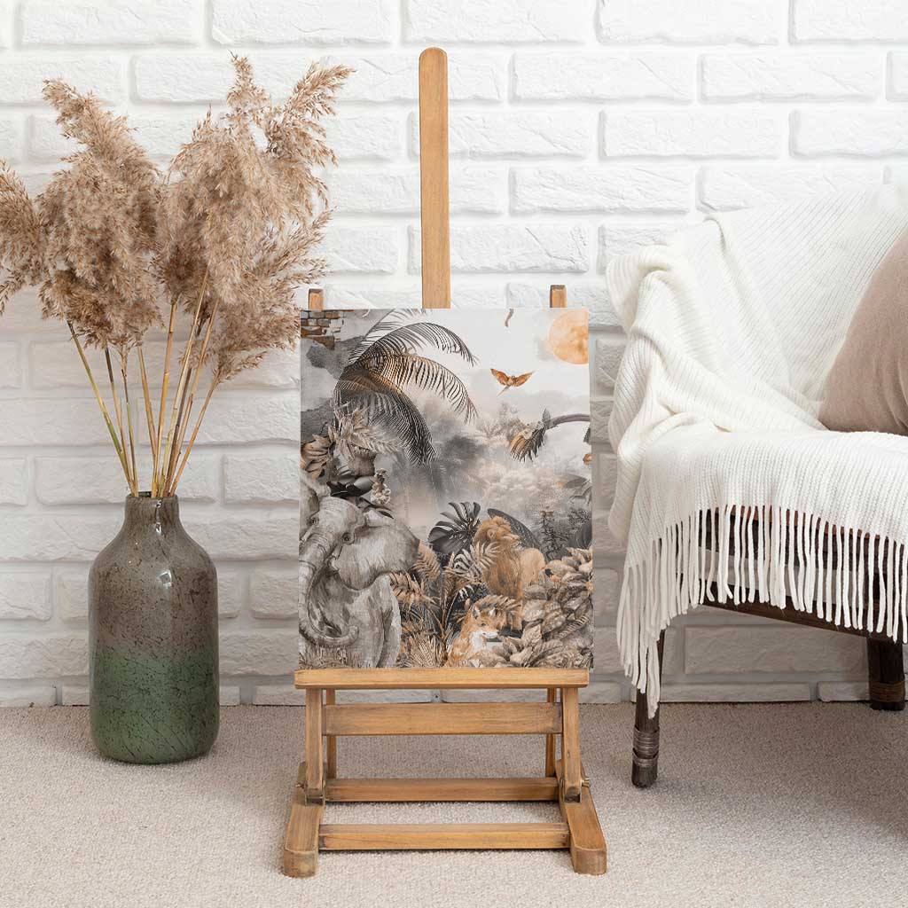 Africa Safari Animals Canvas Wall Art - Wonder Print Shop