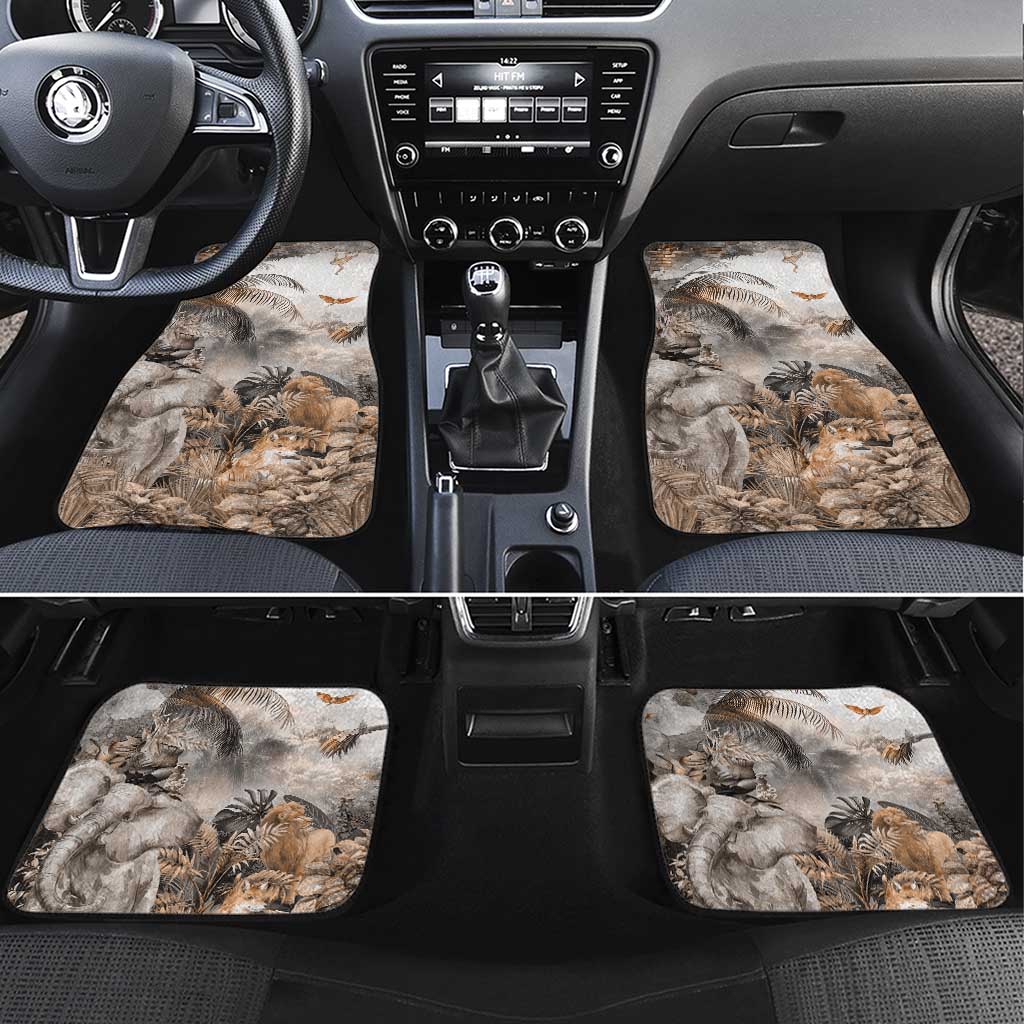 Africa Safari Animals Car Mats - Wonder Print Shop
