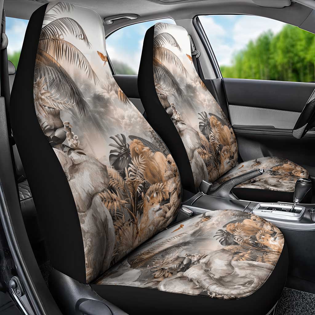 Africa Safari Animals Car Seat Cover - Wonder Print Shop