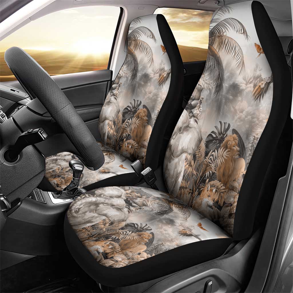 Africa Safari Animals Car Seat Cover - Wonder Print Shop