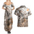 Africa Safari Animals Couples Matching Summer Maxi Dress and Hawaiian Shirt - Wonder Print Shop
