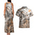 Africa Safari Animals Couples Matching Tank Maxi Dress and Hawaiian Shirt - Wonder Print Shop