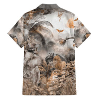 Africa Safari Animals Family Matching Long Sleeve Bodycon Dress and Hawaiian Shirt - Wonder Print Shop