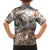 Africa Safari Animals Family Matching Off The Shoulder Long Sleeve Dress and Hawaiian Shirt - Wonder Print Shop