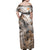 Africa Safari Animals Family Matching Off Shoulder Maxi Dress and Hawaiian Shirt - Wonder Print Shop