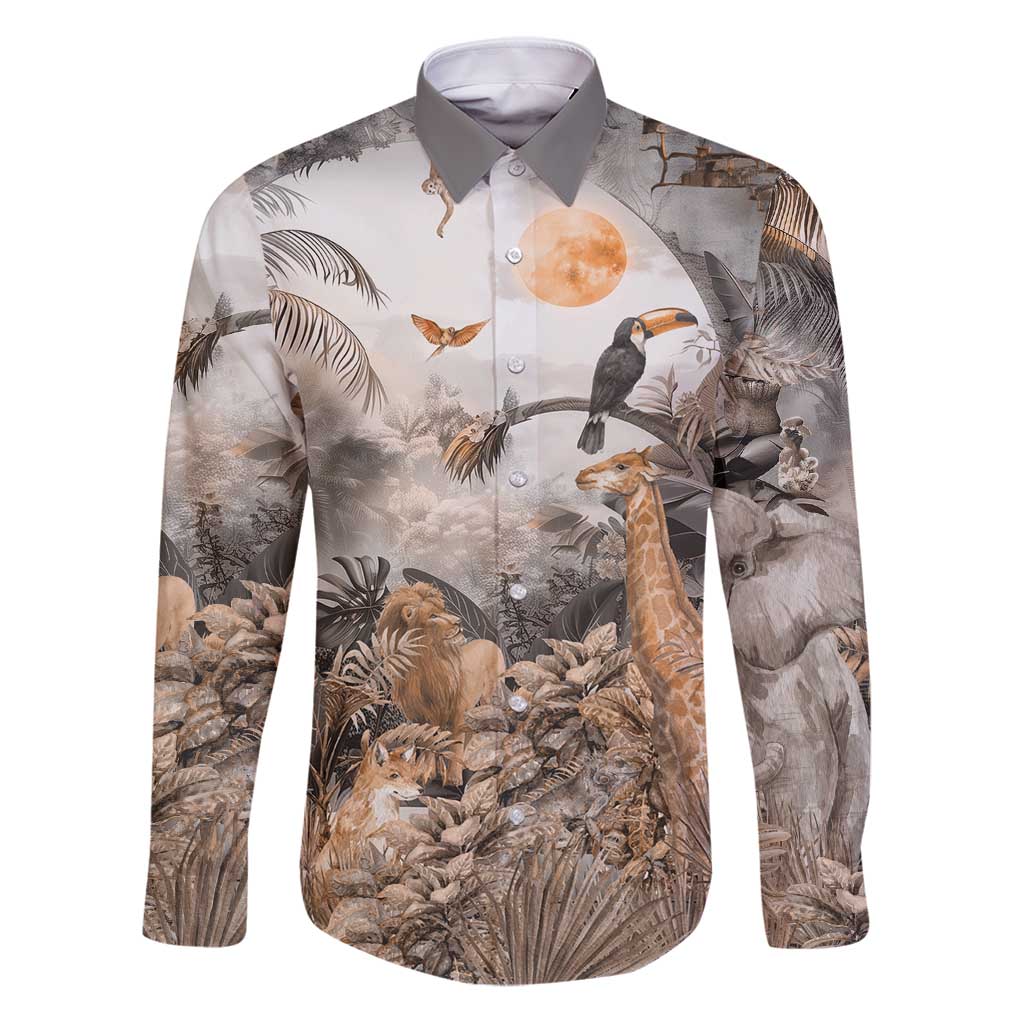 Africa Safari Animals Family Matching Puletasi and Hawaiian Shirt - Wonder Print Shop