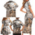Africa Safari Animals Family Matching Short Sleeve Bodycon Dress and Hawaiian Shirt - Wonder Print Shop