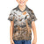 Africa Safari Animals Family Matching Short Sleeve Bodycon Dress and Hawaiian Shirt - Wonder Print Shop